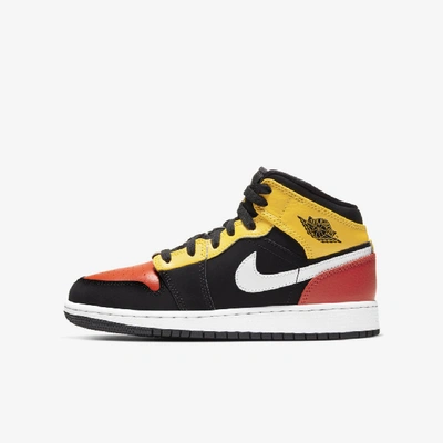 Jordan Air  1 Mid Se Big Kids' Shoe In Black