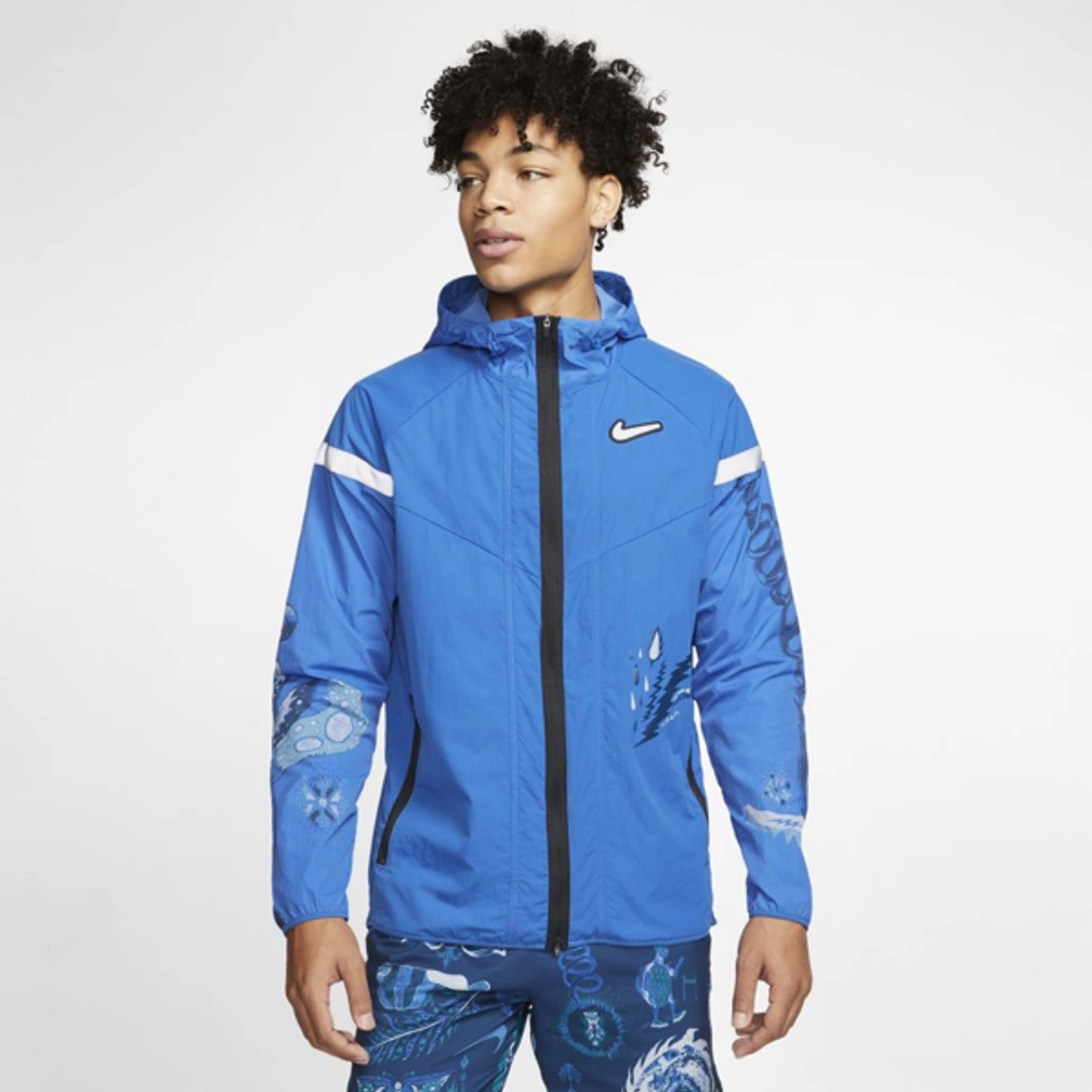 Nike Windrunner Wild Run Men's Running Jacket In Blue | ModeSens