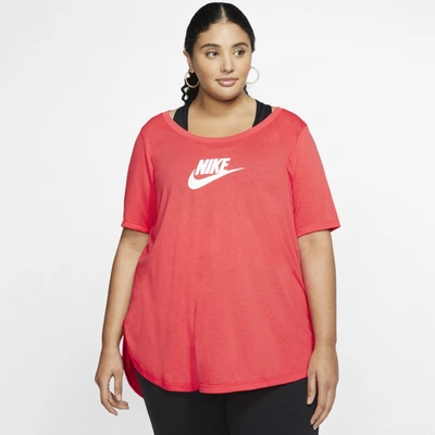 Nike Sportswear Essential Women's Tunic (plus Size) In Red