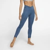Nike Yoga Women's 7/8 Tights In Blue