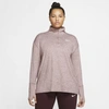 Nike Element Women's Running Top (plus) In Purple