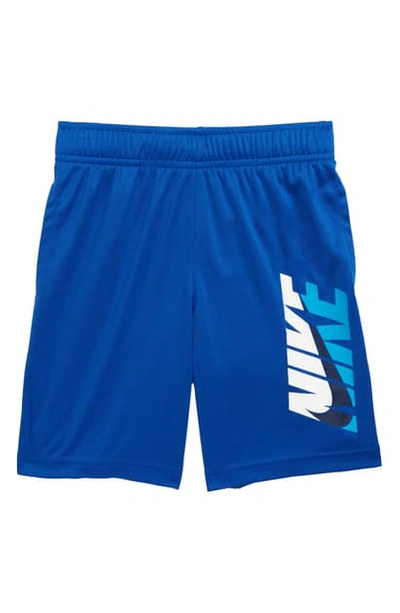 Nike Kids' Dry Amplify Athletic Shorts In Game Royal