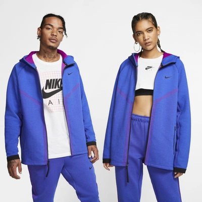 Nike Sportswear Tech Pack Windrunner Full-zip Hoodie In Blue