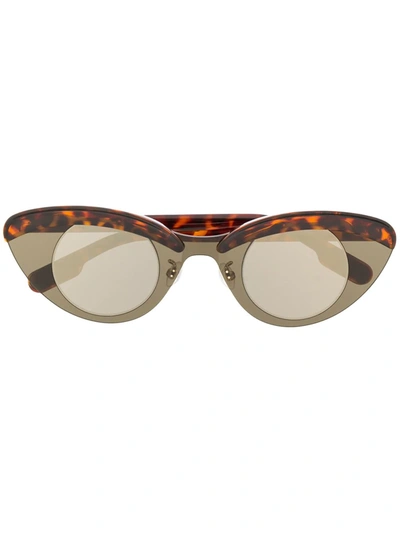 Kenzo Tortoiseshell Cat-eye Sunglasses In Havana