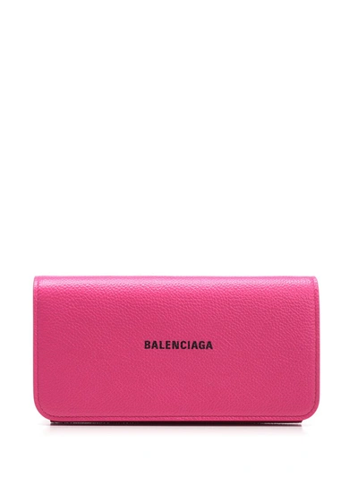 Balenciaga Chain Wallet In Violet