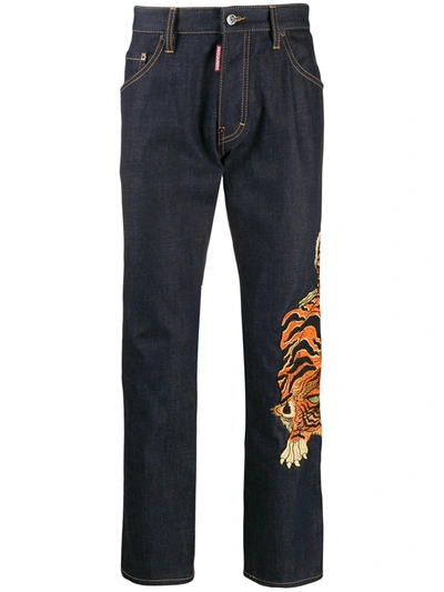 Dsquared2 Dan Jeans In Blue