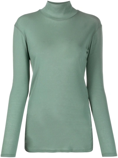 Filippa K Alaina Knitted Top In Green