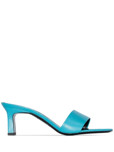 Simon Miller Blue Solo 60 Leather Sandals