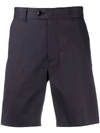 Brett Johnson Mid-rise Chino Shorts In Blue