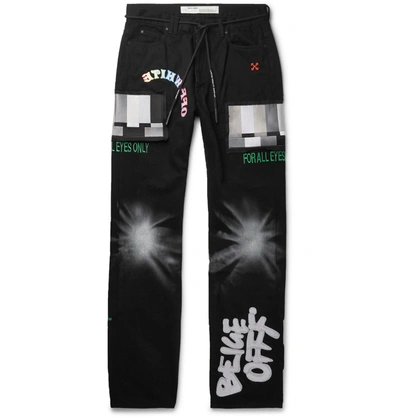 Pre-owned Off-white  X Ev Bravado 5 Pocket Denim Jeans Black