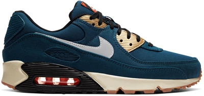 Pre-owned Nike Air Max 90 City Pack Tokyo (2020) In Valerian  Blue/black-safety Orange-reflect Silver | ModeSens