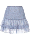 We Are Kindred Amalfi Ditsy Floral Print Mini Skirt-blues