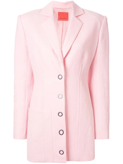 Manning Cartell Oversized Structured Shoulder Blazer In Pink