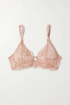 La Perla Brigitta Leavers Lace Underwired Bra In Pink