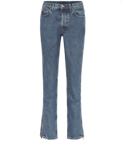 Vetements High-rise Slim Jeans In Blue