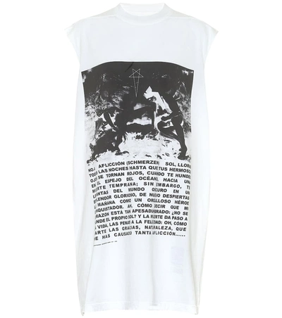 Rick Owens Drkshdw Cotton T-shirt In White