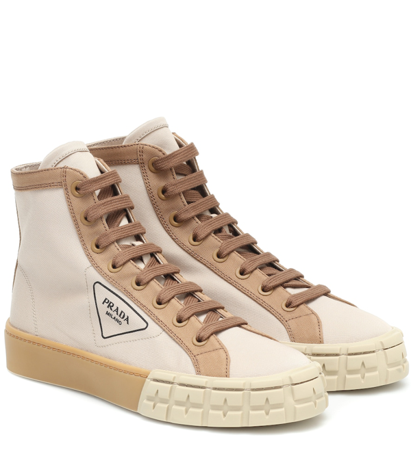 prada canvas high tops