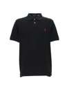 Polo Ralph Lauren Embroidered-logo Polo Shirt In Black