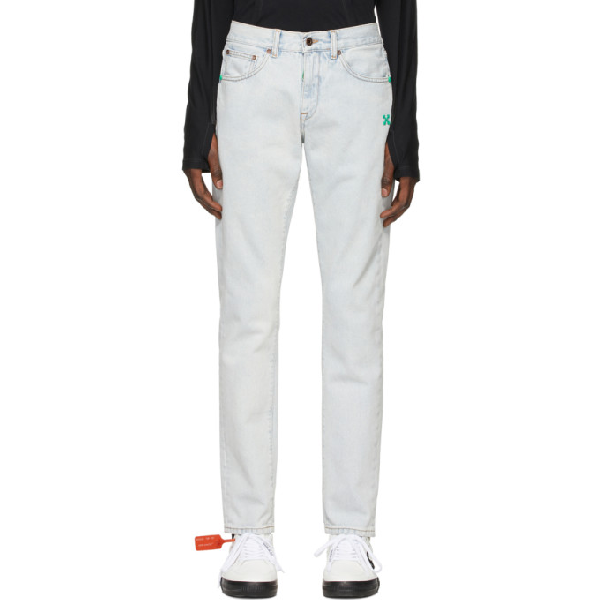 bleached white jeans