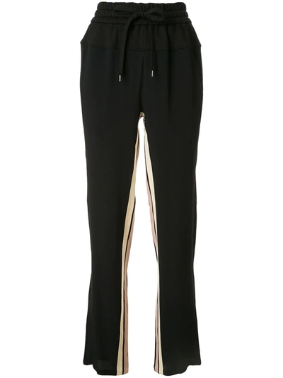 N°21 Inner Panelled Track Pants In Black