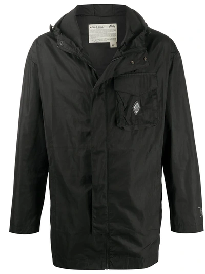 A-cold-wall* Logo Plaque Parka In Black