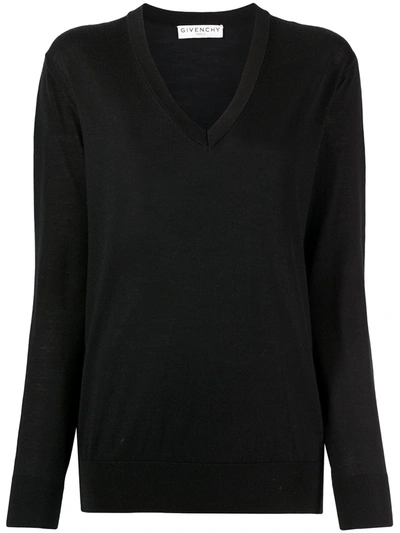 Givenchy Side Buttons Jumper In Black