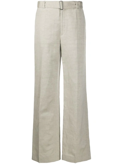 Filippa K Hedwig Tailored Trousers In Light Sage