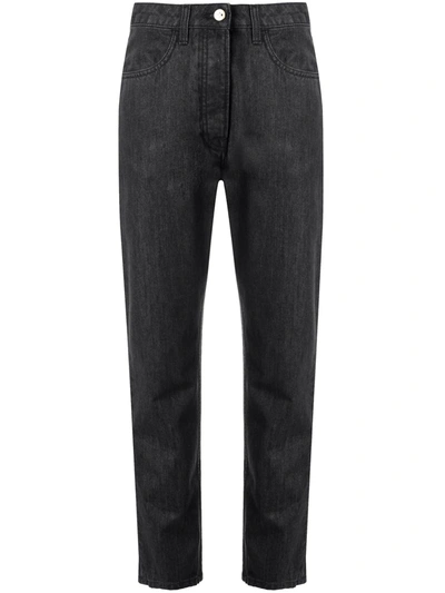 Ports 1961 Straight-leg Jeans In Black