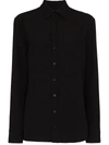 Maison Margiela Convertible Cami Shirt Top In Black