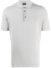 Drumohr Solid-color Polo Shirt In Grey