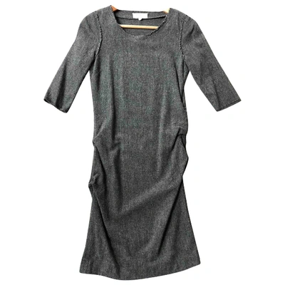Pre-owned Isabel Marant Étoile Wool Mini Dress In Grey