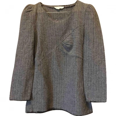 Pre-owned Isabel Marant Étoile Wool Top In Grey