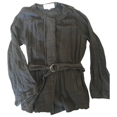 Pre-owned Isabel Marant Étoile Linen Jacket In Anthracite