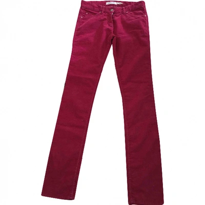 Pre-owned Isabel Marant Étoile Slim Pants In Pink