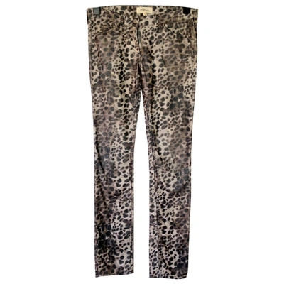 Pre-owned Isabel Marant Étoile Slim Jeans In Multicolour