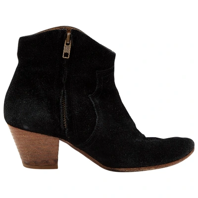 Pre-owned Isabel Marant Étoile Ankle Boots In Black