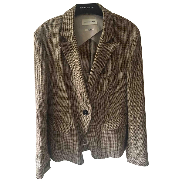 Pre-owned Isabel Marant Étoile Beige Linen Jacket | ModeSens