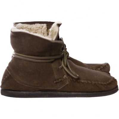 Pre-owned Isabel Marant Étoile Ankle Boots In Brown
