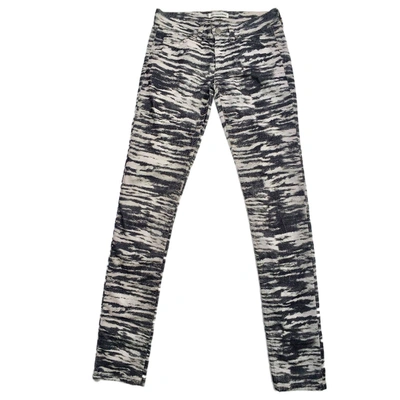 Pre-owned Isabel Marant Étoile Slim Jeans In Multicolour