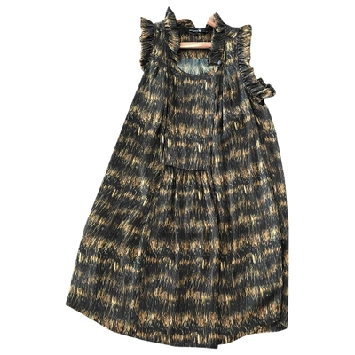 Pre-owned Isabel Marant Étoile Silk Mid-length Dress In Multicolour