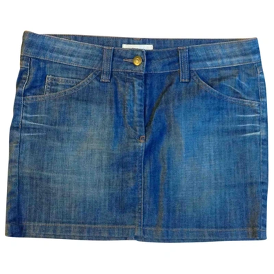 Pre-owned Isabel Marant Étoile Blue Denim - Jeans Skirt