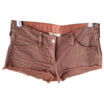 Pre-owned Isabel Marant Étoile Pink Cotton - Elasthane Shorts