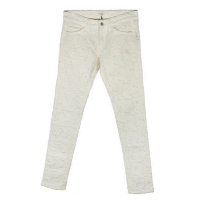 Pre-owned Isabel Marant Étoile Ecru Cotton - Elasthane Jeans