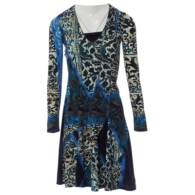 Pre-owned Roberto Cavalli Mid-length Dress In Blue