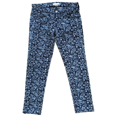Pre-owned Isabel Marant Étoile Slim Pants In Blue