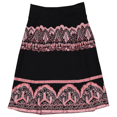 Pre-owned Valentino Mid-length Skirt In Black