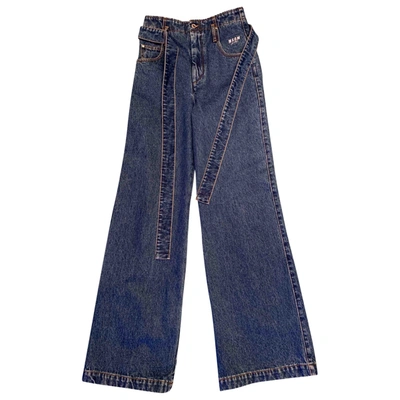 Pre-owned Msgm Large Jeans In Blue