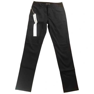 Pre-owned Emporio Armani Slim Pants In Black
