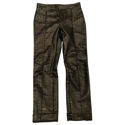 Pre-owned Marc By Marc Jacobs Trousers In Black