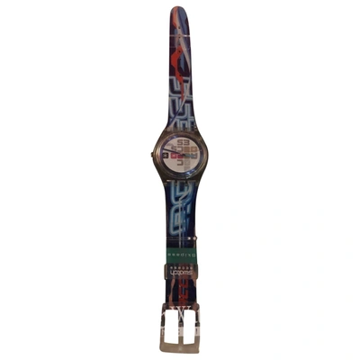 Pre-owned Swatch Watch In Multicolour